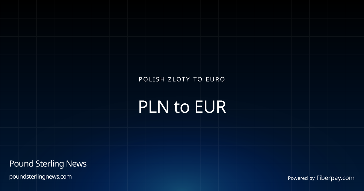PLN to EUR - Polish Zloty to Euro Exchange Rate